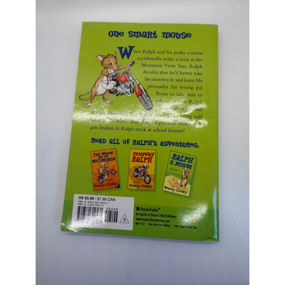 Beverly Cleary Ralph Mouse Collection 3 Book Box‎ Set Paperbacks Complete - Picture 7 of 11